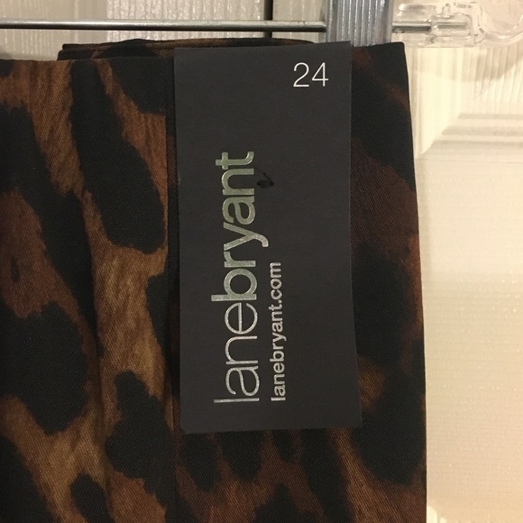 Lane Bryant Leopard Print Midi Pencil Skirt - Picture 3 of 4